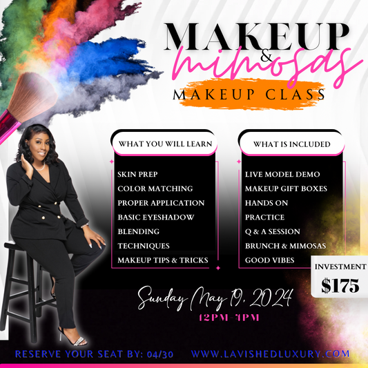 MAKEUP & MIMOSAS MAKEUP CLASS